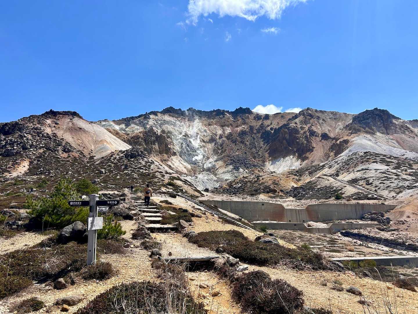 振り返って
恵山🌋