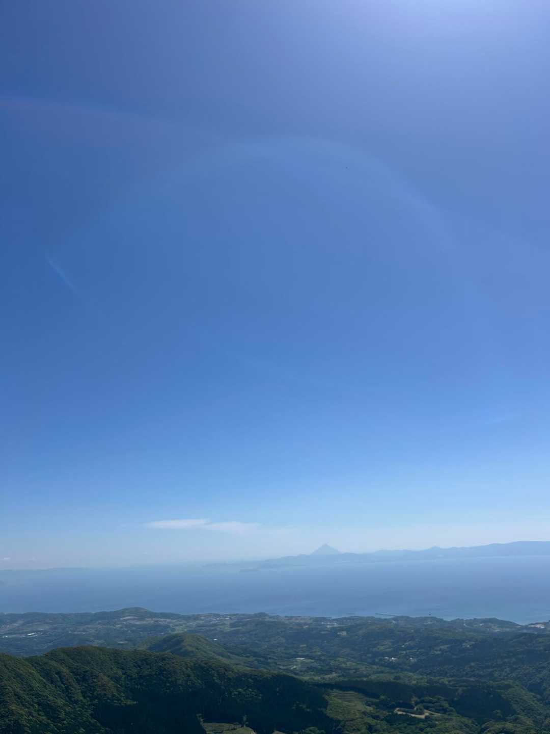 大好きな開聞岳　見える😎
