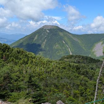 北横岳（北峰）から見た蓼科山