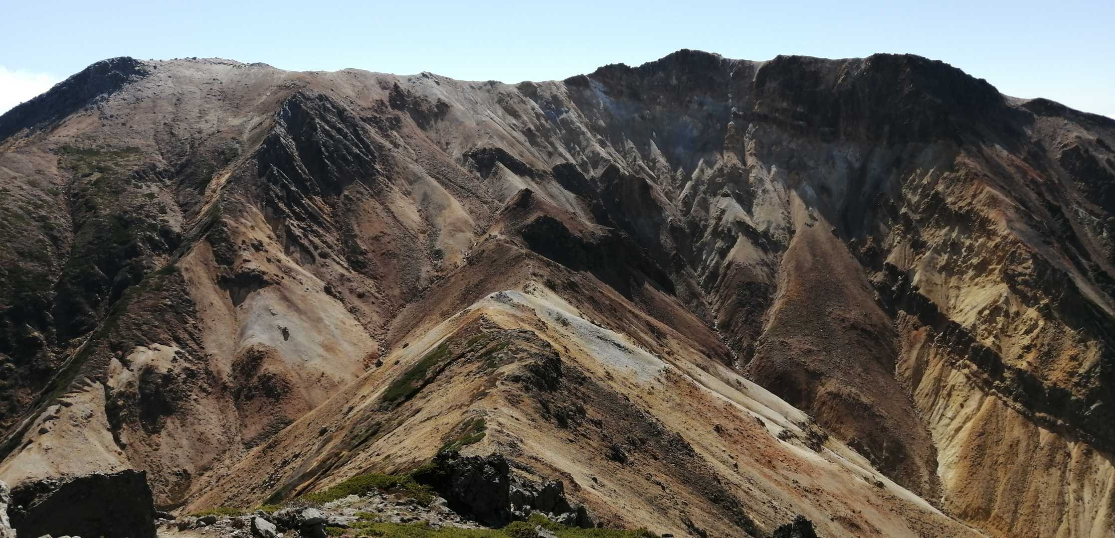 愛山渓登山口-永山岳-安足間岳-愛別岳-比布岳-当麻岳-当 周回コースの写真