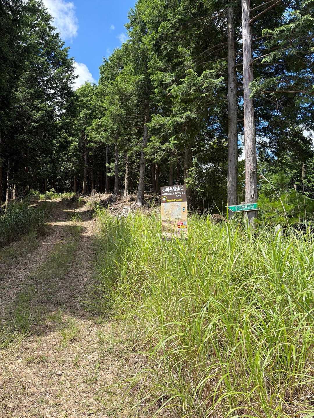 色々ありようやく登山口到着