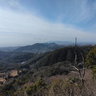 菊水山頂上下「展望台」から