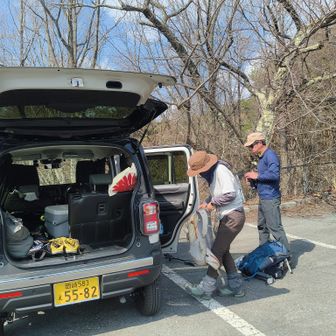 無事に下山。
ありがとうございました😊
次回はおんぶされて姨捨山に行ってみたいすっ🤩
でもAOさんより早く駐車場に戻って待ってます😁
よろしくね！
沢山楽しませて頂きました。
沢山の気遣いありがとうです😊