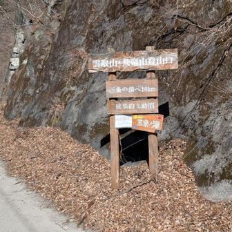 というわけで、登山口に到着！