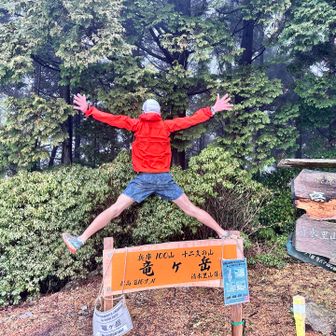 大井戸山から竜ヶ岳までの縦走路はあまり走れないんだよね〜岩がゴツゴツで真っ直ぐ走れないから😆