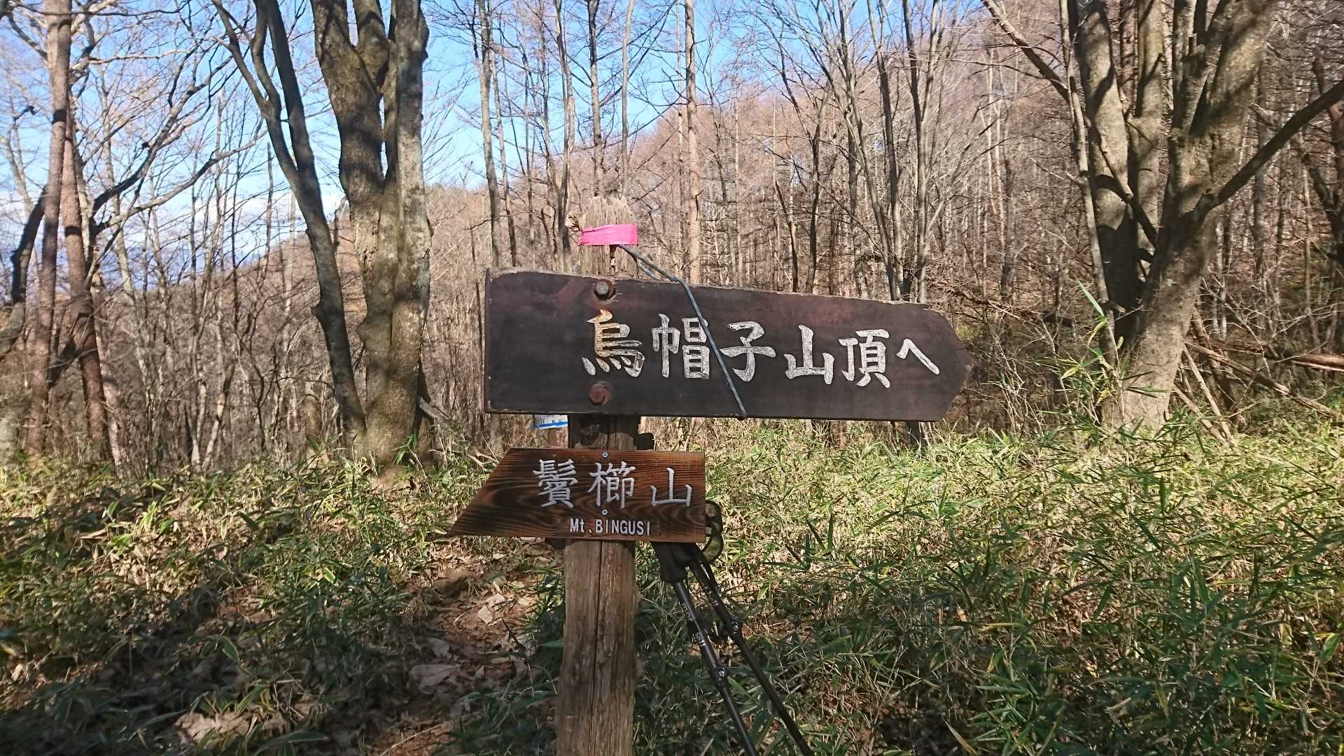 烏帽子ヶ岳に向かいます☀️