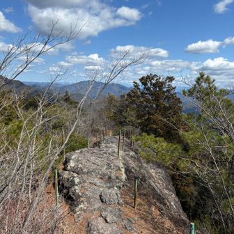 この先は棚山や宇連山に続いてます。縦走も楽しそう