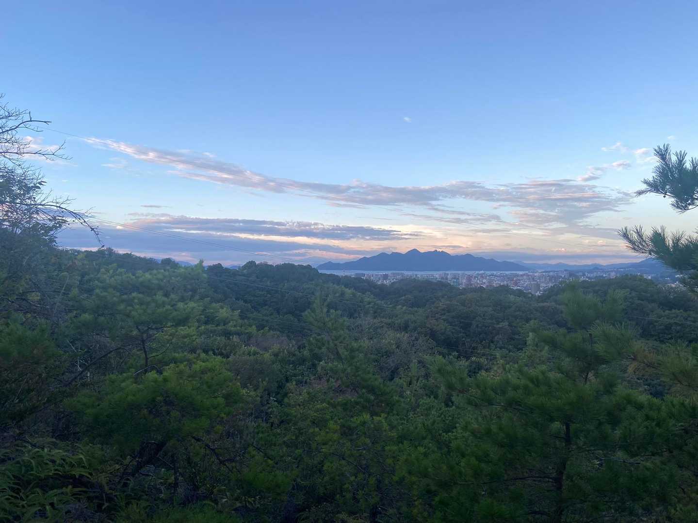 己斐峠-柚木城山-見越山-鬼ヶ城山-鈴ヶ峰-鈴ヶ峰-第2鉄 縦走コースの写真