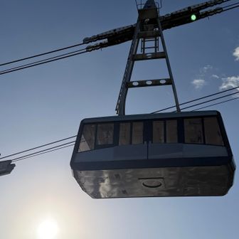 ロープウェイも運転開始🚠