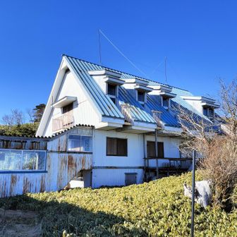 一ノ森ヒュッテは冬季閉業中