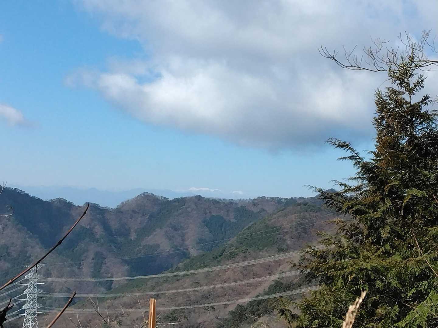 八ヶ岳が遠くに見えた🎶