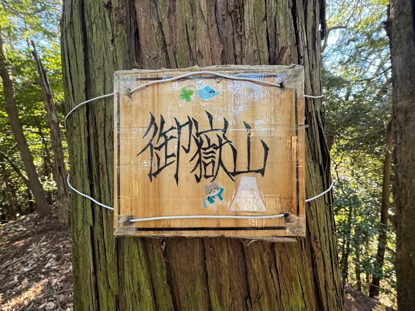 御嶽山のピーク
YAMAPでの山名は高山御嶽山