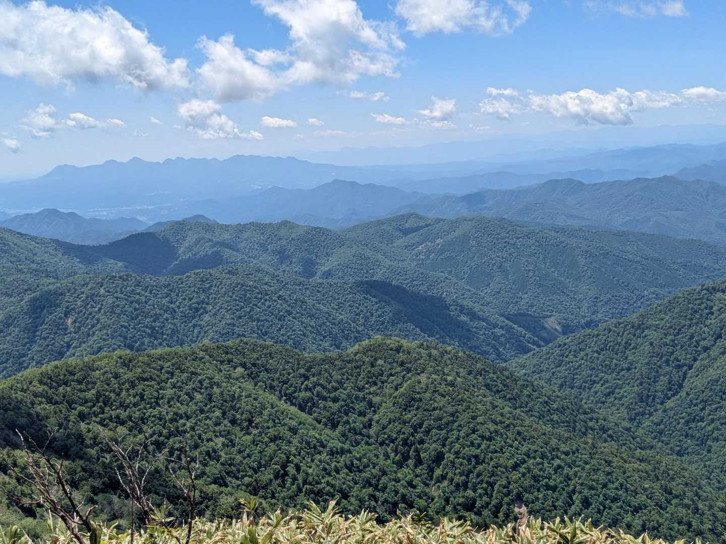 赤城山方面