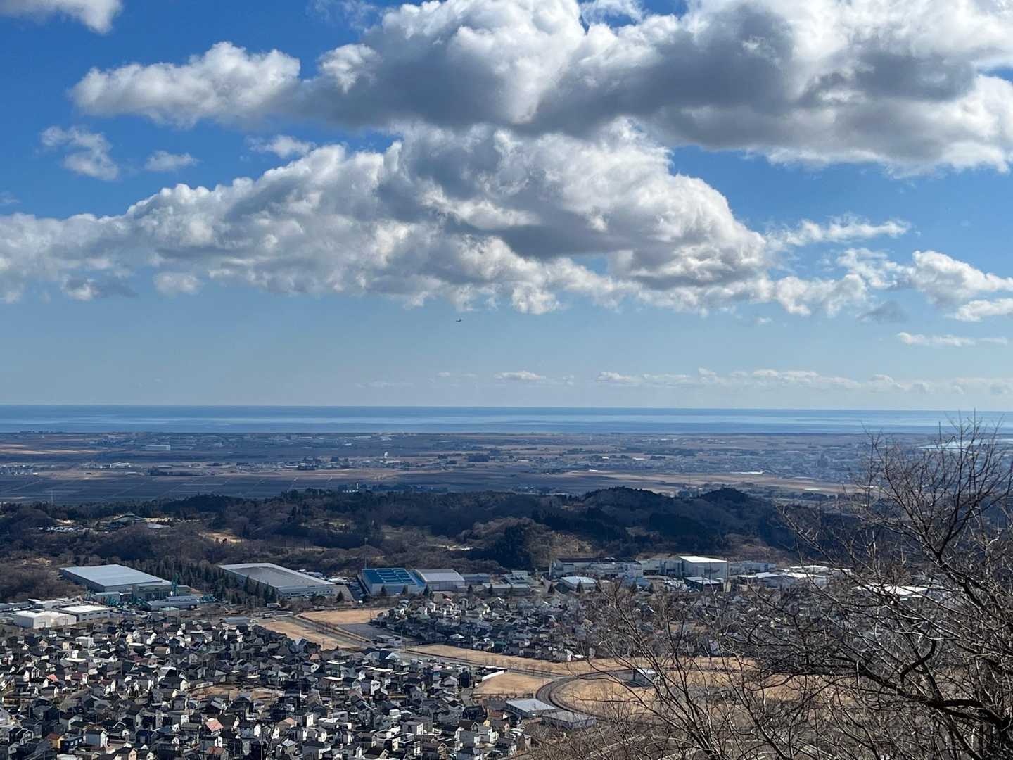 愛島台団地🏡と太平洋🐳