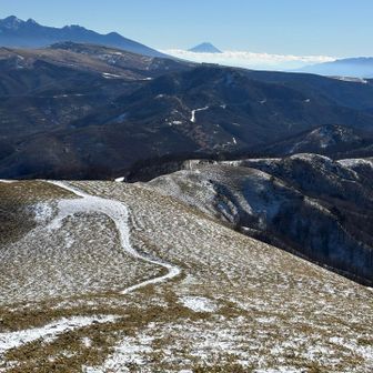 では、苦手な下山を💦