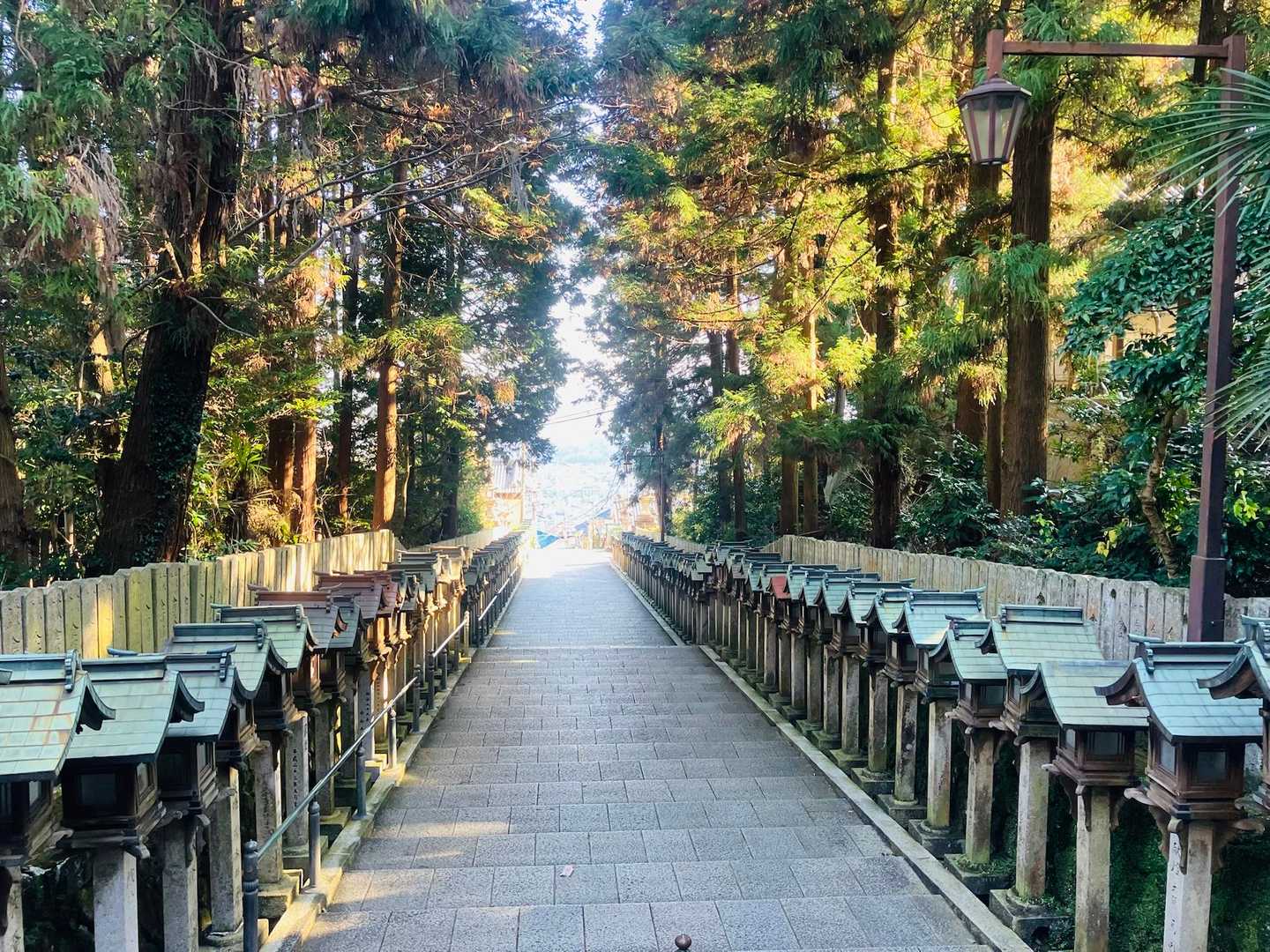 新石切駅-石切劔箭神社-興法寺-宝山寺駅-生駒駅 縦走コースの写真