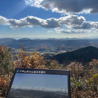 明日は六甲山系だな