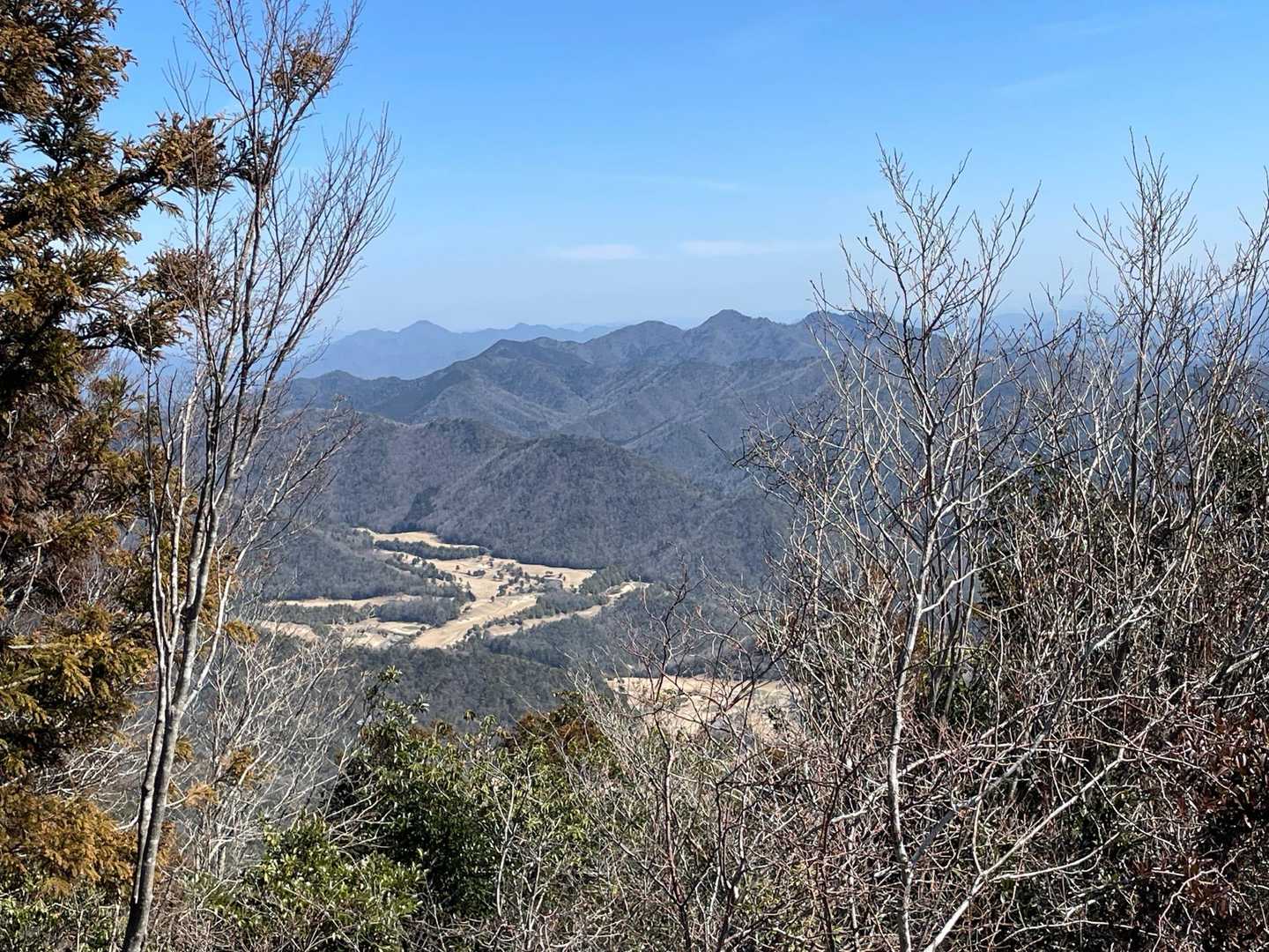 山頂から北側の眺望