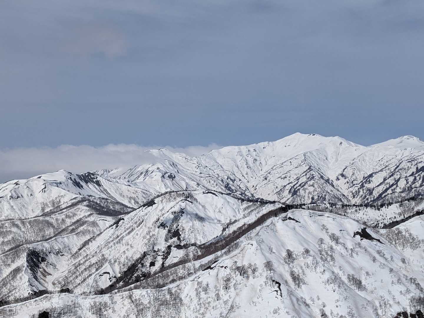 北に白山〜別山🏔