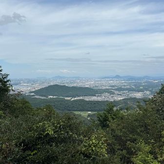 展望所からは琵琶湖ビュー。