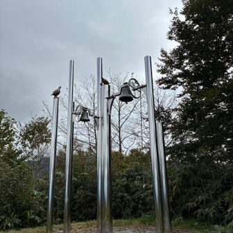 幸福の鐘🔔
雷鳥さんも二羽いる