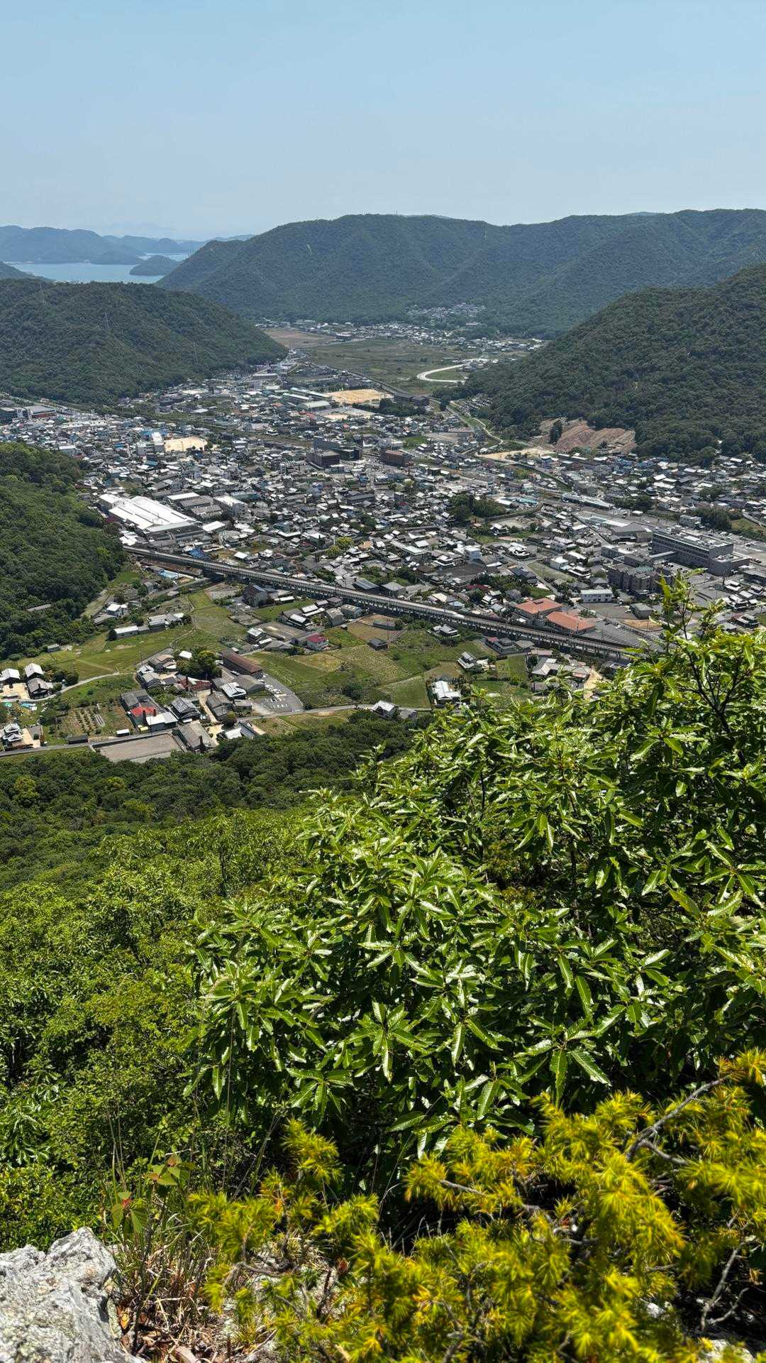 山本由伸岩から新幹線🚅が見えた
