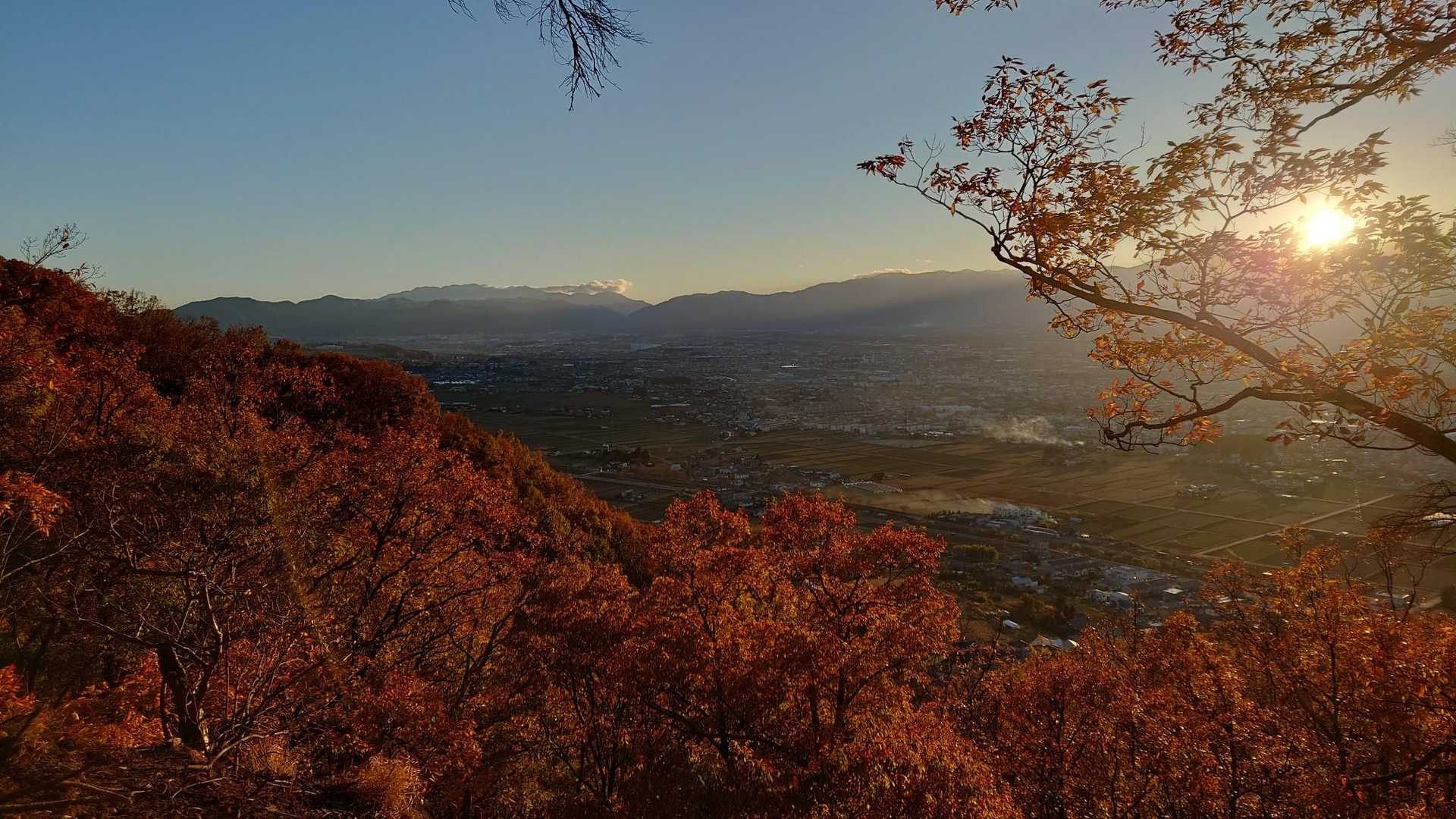 松本.塩尻市内も見渡せる♪
