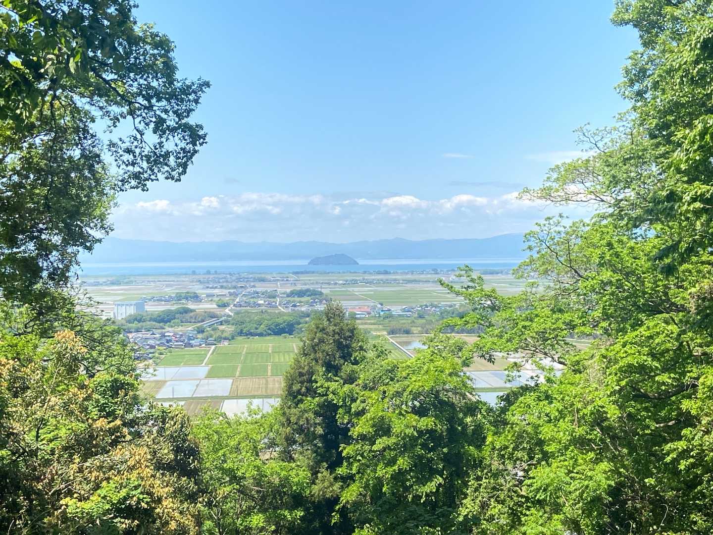 琵琶湖方面。
おかわりご馳走様でした✨