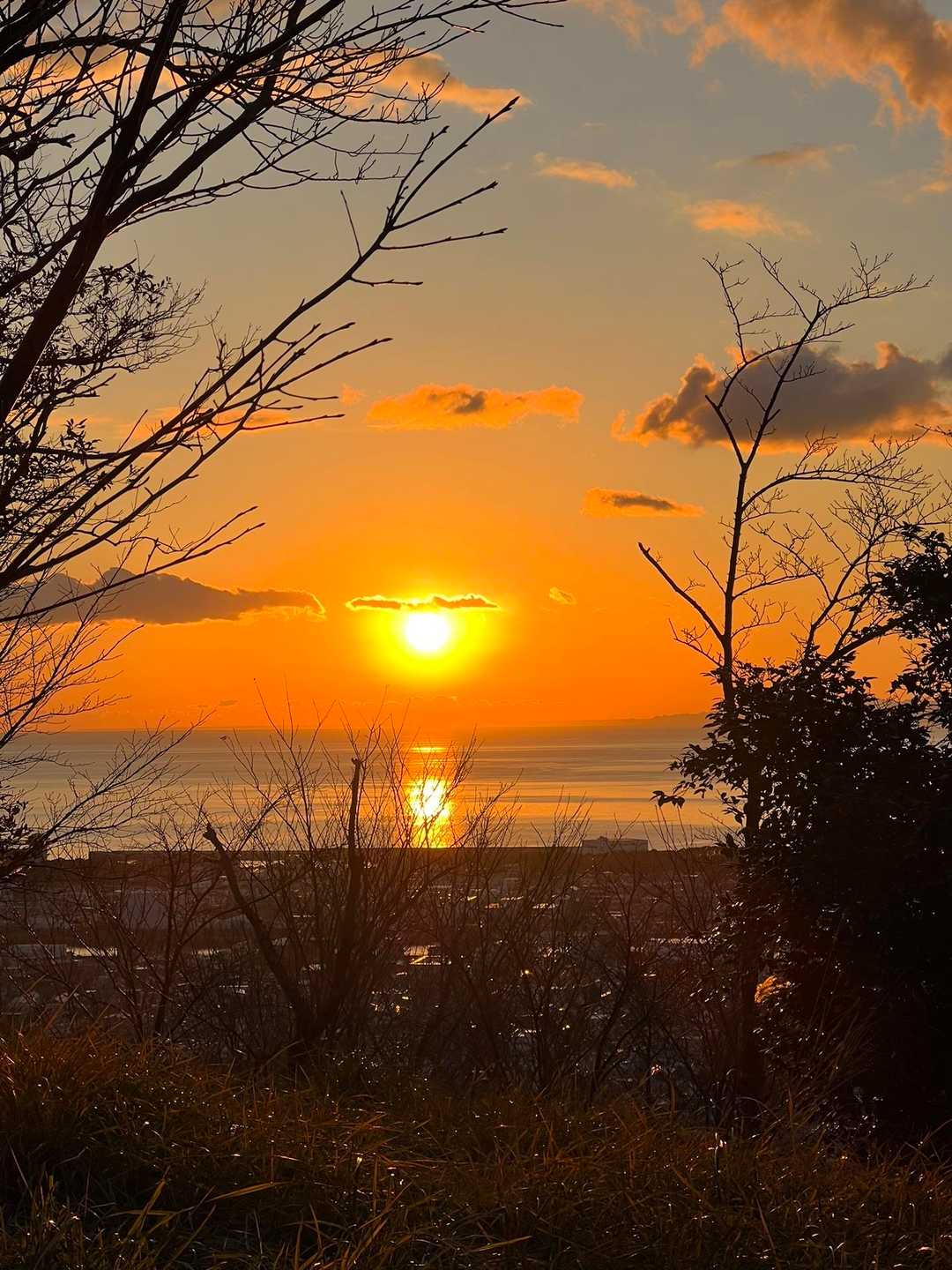 陽が沈むー