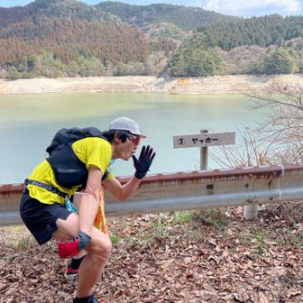  ヤッホーポイント🤣ガラ悪い😂

ロードは去年は全歩き！笑
今年は走り切るぞーと頑張ったけど
足が攣りかけでスピードも出ず
攣らないように何度か止まっちゃった😅

