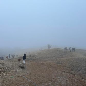 7:10になりましたが変化なし　下山開始
