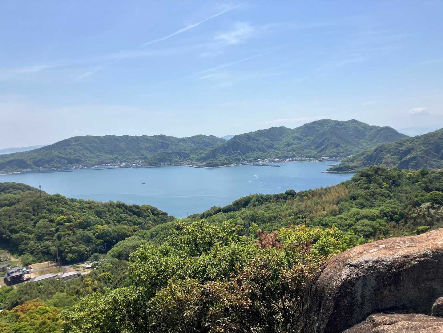 島トレッキングコース入口-高山-飛龍大神-陸軍軍人墓地-開 縦走コースの写真