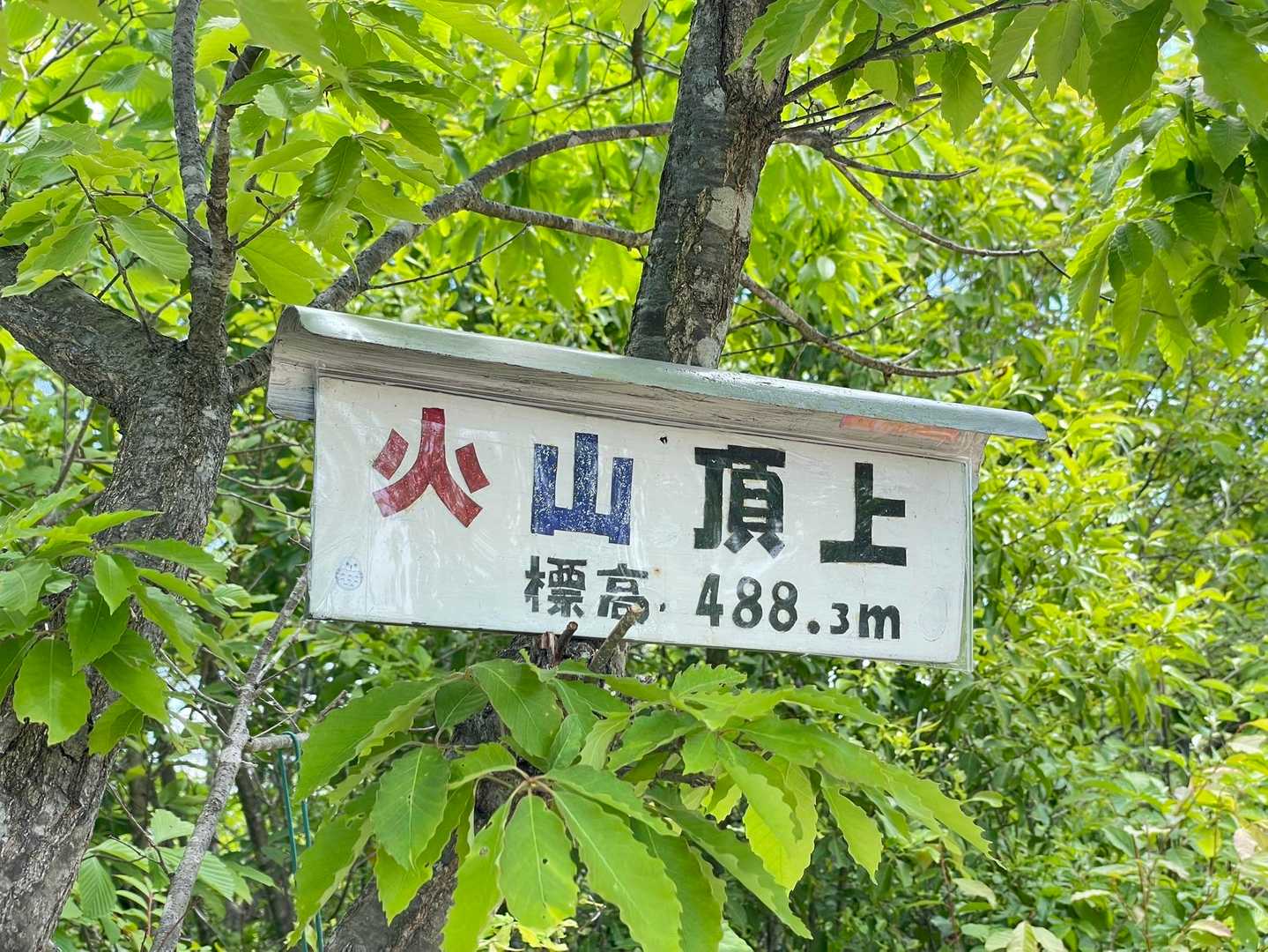 武田山-黒谷山-水越峠-火山 往復コースの写真