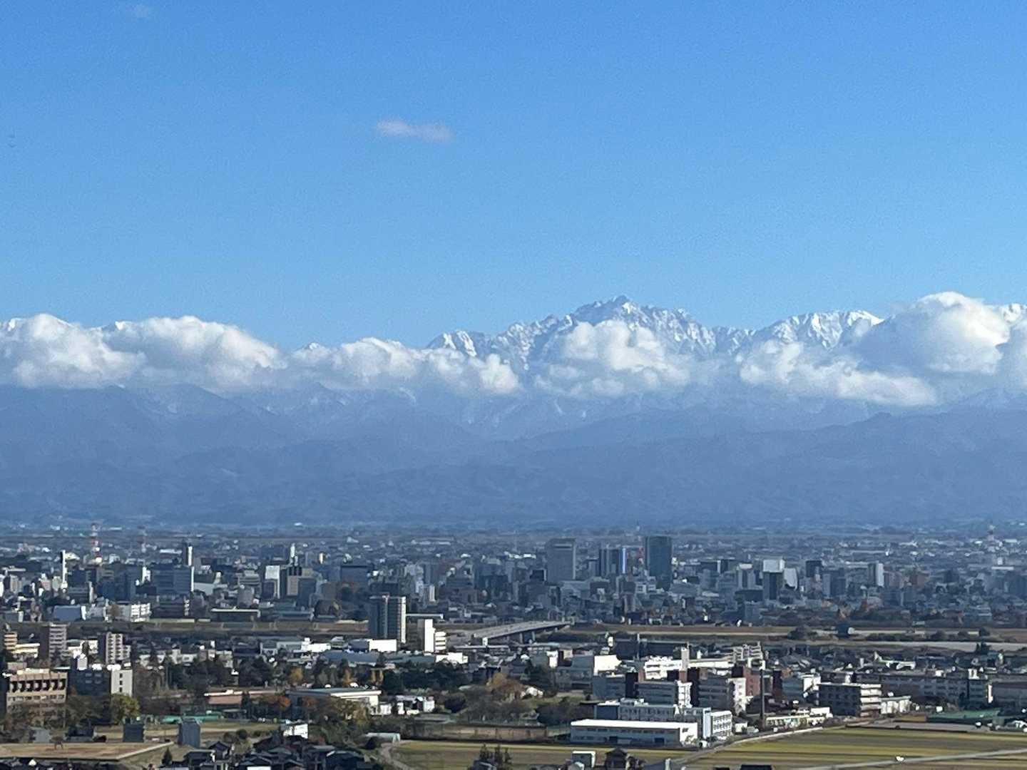 展望台から剱岳