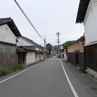 秋月街道を古処山方面へ向かう