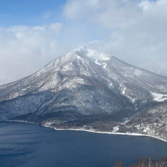 恵庭岳🏔️まだ冬山は登ったことありません😁