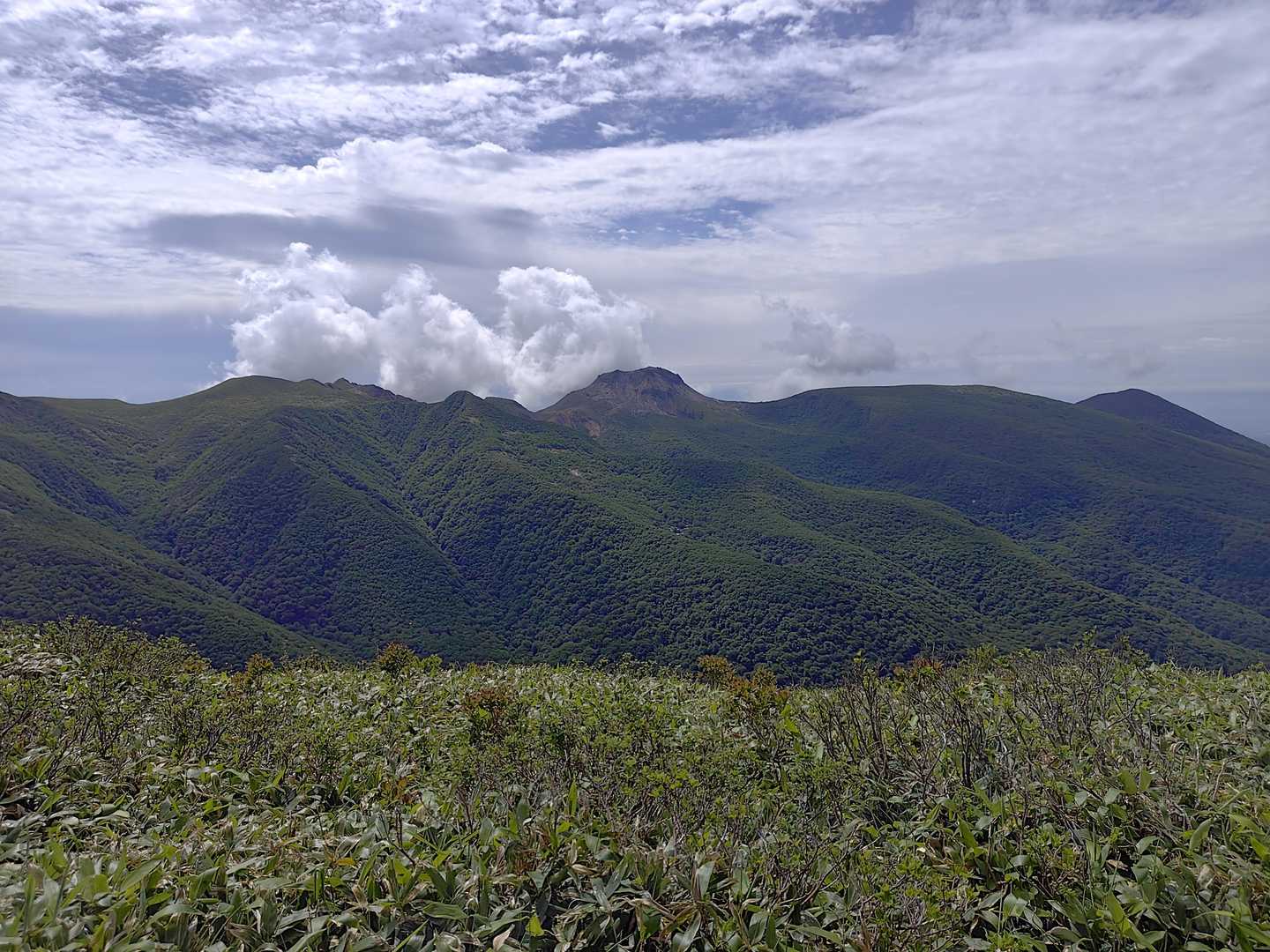 那須岳がパッチリ見えます。