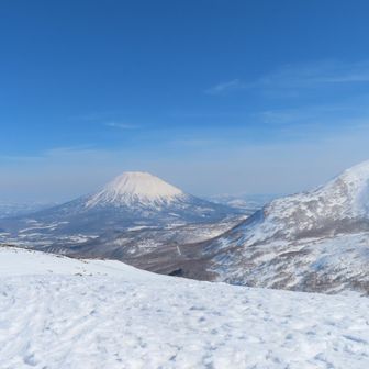 また羊蹄山とニセコアンヌプリ