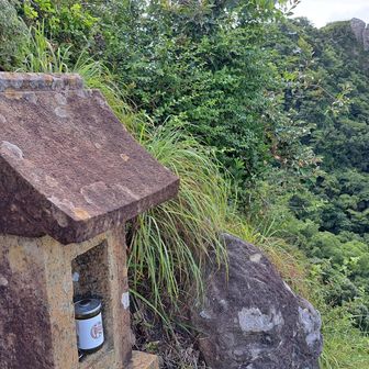 下にも！
右上部に南峰の山頂が見えます👀