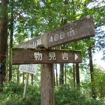 食後の散策で「物見岩」へ︎👍🏻💫