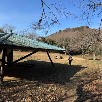 尺岳平に到着
奥に尺岳
この辺りでやっと半分くらい来たかな