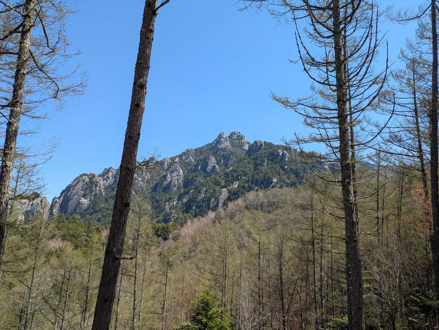 瑞牆山。美しい⋯