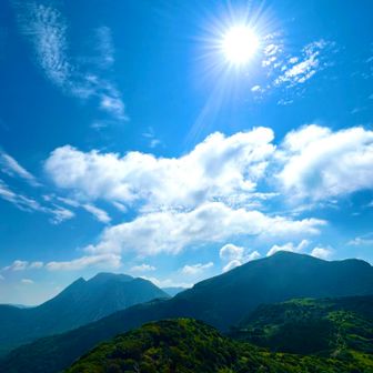 太陽ギラギラ　暑くなってきたけど22℃