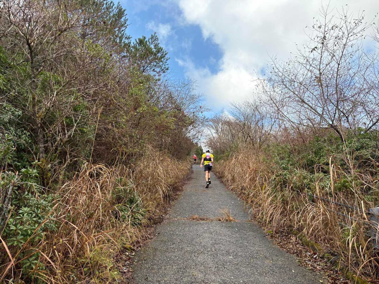 最初はひたすら苦手な登りロード🏃‍♂️
18kmだから走らねば🏃‍♂️💨
走りたい気持ちはあるのに、登りはやっぱり走るのキツくて歩いちゃう🥺悔しい😭💔