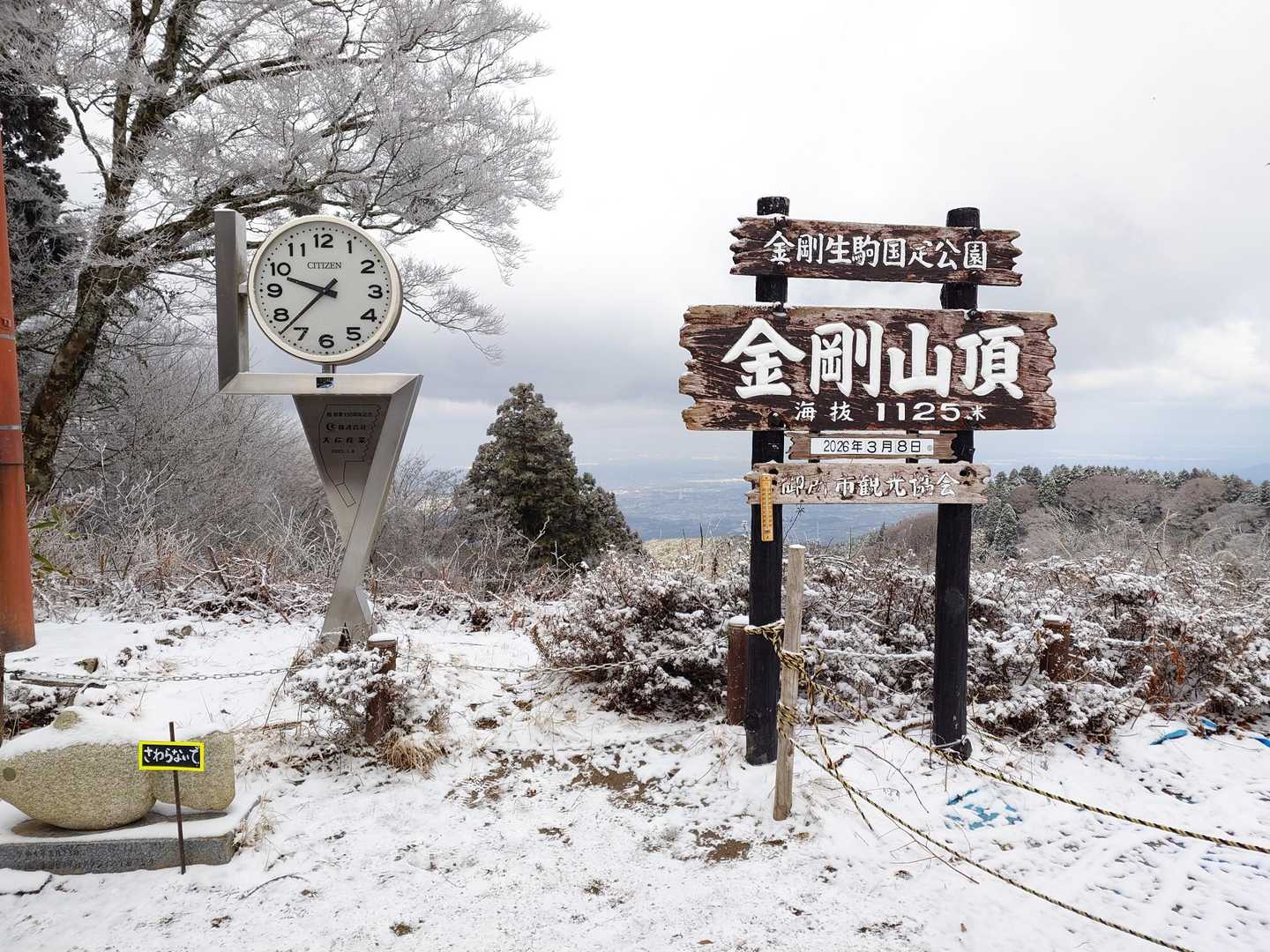 1125m金剛山、登頂！