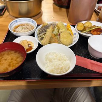 夕食は天麩羅
