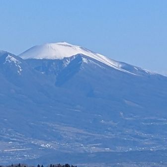 軽井沢・前掛山もきれいに