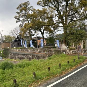 令和の起源となった坂本八幡宮に雨宿りのため(笑)立ち寄りました。