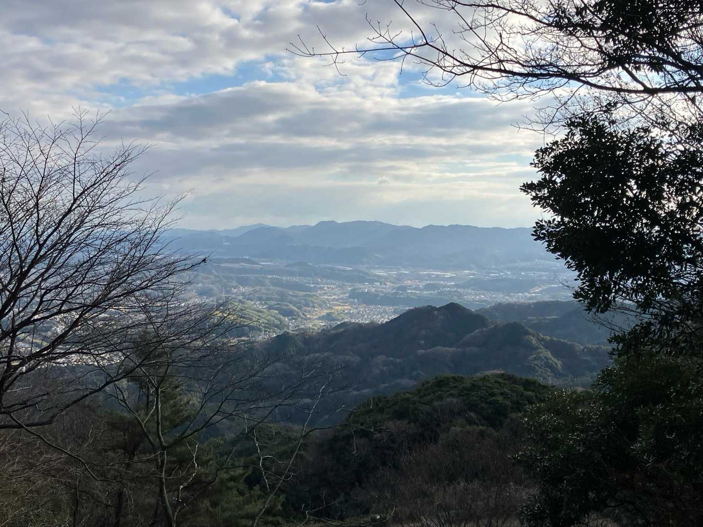 標高400mポイントから下界が見渡せます