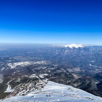 下山します
山頂は意外にも暖かかったです
例年より雪は少なめでしょうか